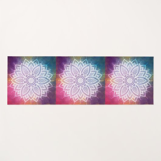 Mandala Yogamatte (Vorderseite (Horizontal))