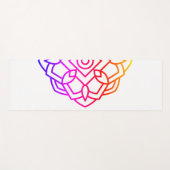 Mandala Yogamatte (Vorderseite (Horizontal))