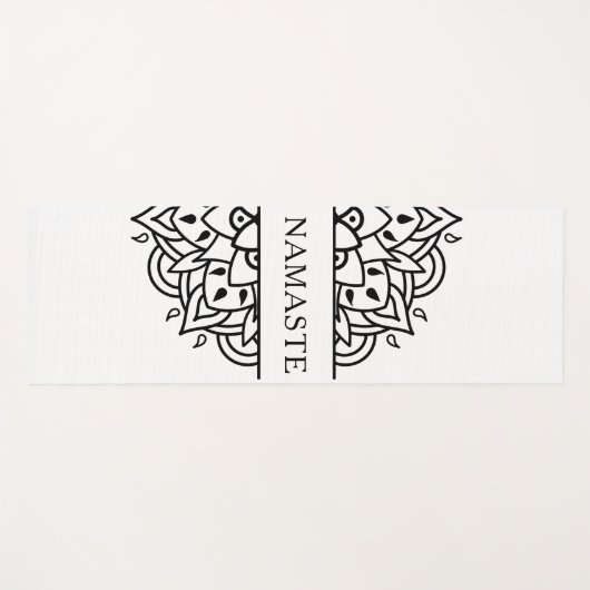 Mandala Yogamatte (Vorderseite (Horizontal))