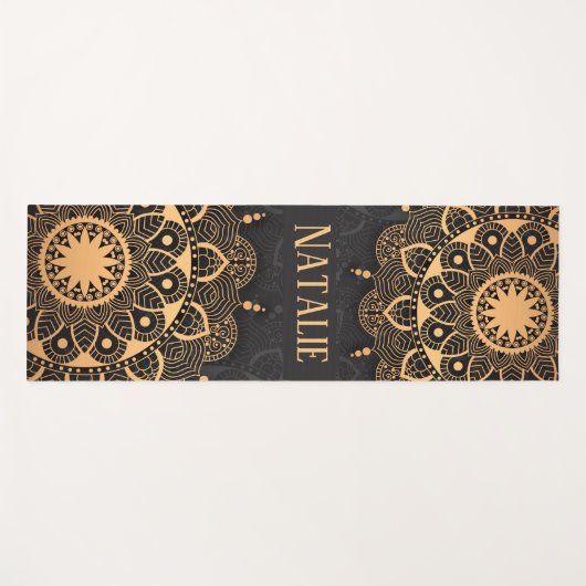 Mandala Yogamatte (Vorderseite (Horizontal))