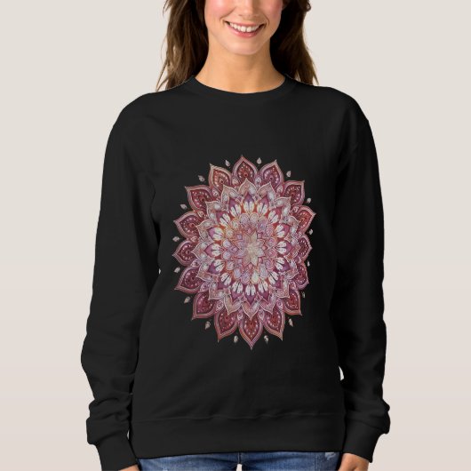 Mandala Zen Design Sweatshirt (Vorderseite)
