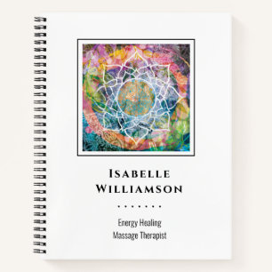 Mandala Zen Reiki Yoga Massage Heilige Spiritualit Notizblock