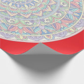 Mandala Zen Yoga Spiritual Geschenkpapier (Ecke)