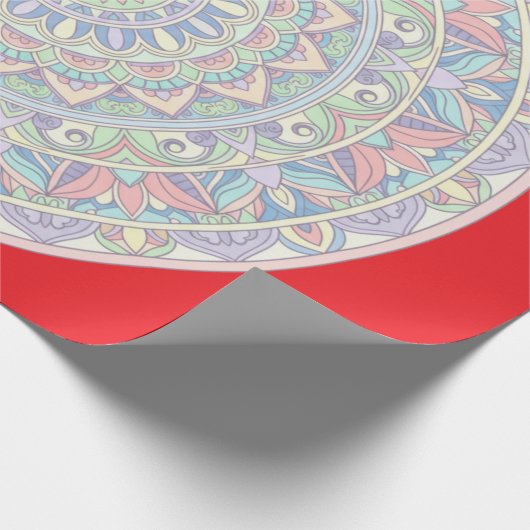 Mandala Zen Yoga Spiritual Geschenkpapier (Ecke)