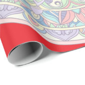 Mandala Zen Yoga Spiritual Geschenkpapier (Rolleneckpunkt)