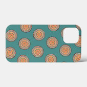 Mandala-Zickzack-Muster Case-Mate iPhone Hülle (Rückseite (Horizontal))