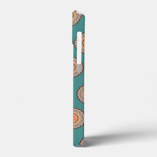 Mandala Zigzag Muster Case-Mate iPhone Hülle (Rückseite / Links)
