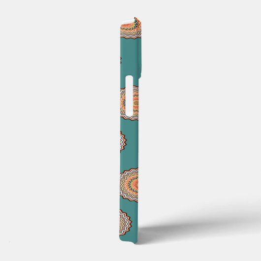Mandala Zigzag Muster Case-Mate iPhone Hülle (Rückseite / Rechts)