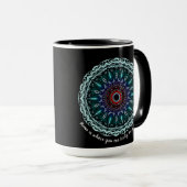 Mandala "Zuhause ist der Ort, an dem Sie wirklich Tasse (VorderseiteRechts)