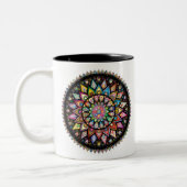 Mandala Zweifarbige Tasse (Links)