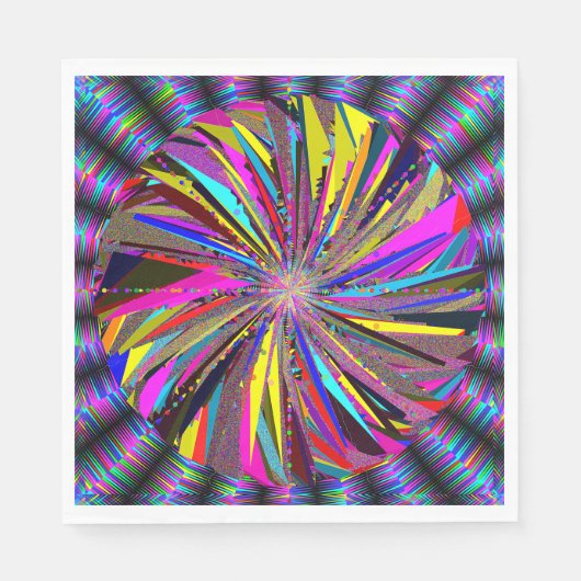 Mandalaart  serviette (Vorderseite)