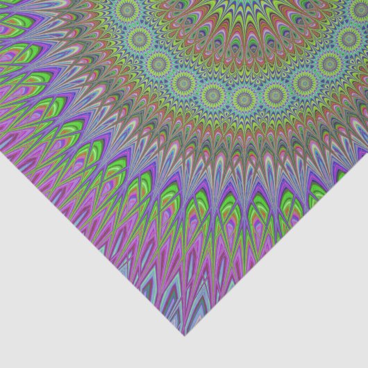 Mandalaexplosion Seidenpapier (Ausschnitt)