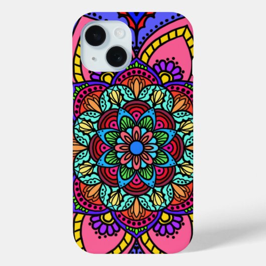 Mandalagehäuse für das Telefon Case-Mate iPhone Hülle (Rückseite)