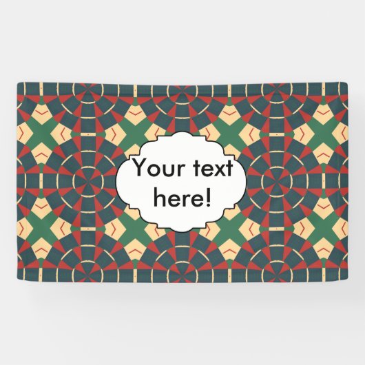 Mandalaic kaleidoscope banner (Horizontal)