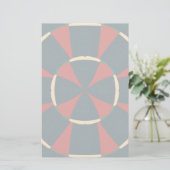 Mandalaic kaleidoscope briefpapier (Stehend Vorderseite)