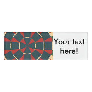 Mandalaic kaleidoscope namenschild