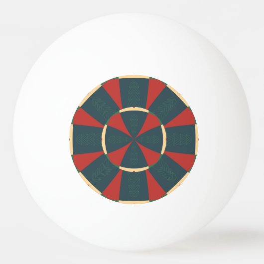 Mandalaic kaleidoscope tischtennisball (Vorderseite)