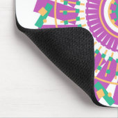 mandaläische geometrische Formen Mousepad (Ecke)