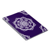 Mandalas auf Lila Notizblock (Rechte Seite)