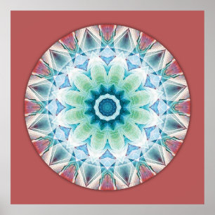 Mandalas aus dem Herzen der Transformation, Nr. 3 Poster