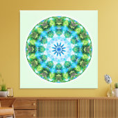 Mandalas aus dem Herzen der Transformation, Nr. 6 Leinwanddruck (Insitu (Wohnzimmer))