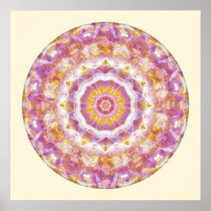 Mandalas aus dem Herzen des Friedens, Nr. 4 Poster