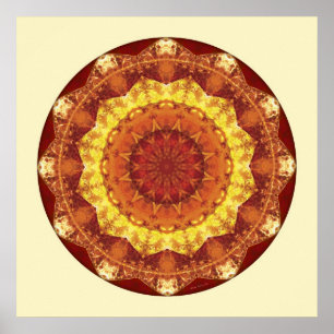 Mandalas aus dem Herzen des Friedens, Nr. 7 Poster