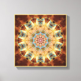 Mandalas aus dem Herzen des Wandels 4 Wrapped Canv Leinwanddruck