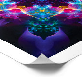 Mandalas aus der Tiefe der Liebe 30 Print Poster (Ecke)