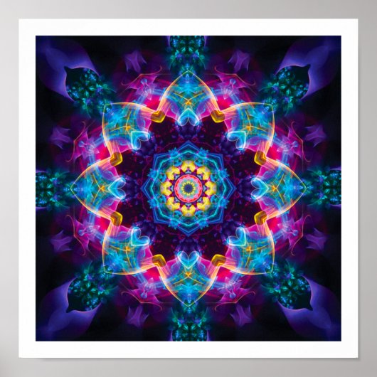 Mandalas aus der Tiefe der Liebe 30 Print Poster (Vorne)