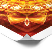 Mandalas aus der Tiefe der Liebe 5 Print Poster (Ecke)