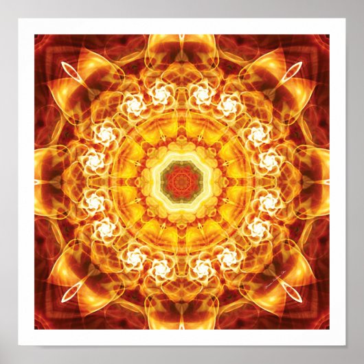 Mandalas aus der Tiefe der Liebe 5 Print Poster (Vorne)