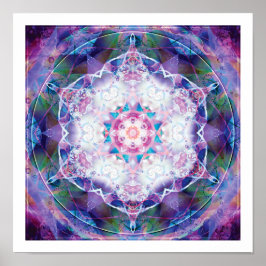 Mandalas aus der Tiefe der Liebe 7 Print Poster