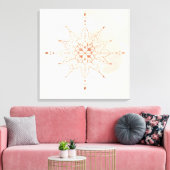 Mandalas Boho Wall Art | Sacred Geometry  Leinwanddruck (Insitu (Wohnzimmer))