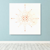 Mandalas Boho Wall Art | Sacred Geometry Leinwanddruck (Insitu (Holzboden))