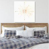 Mandalas Boho Wall Art | Sacred Geometry Leinwanddruck (Insitu (Schlafzimmer))