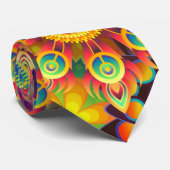 Mandalas bunt abstrakt krawatte (Gerollt)