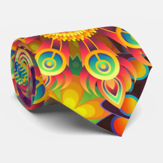 Mandalas bunt abstrakt krawatte