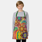 Mandalas bunt abstrakt schürze (Getragen)