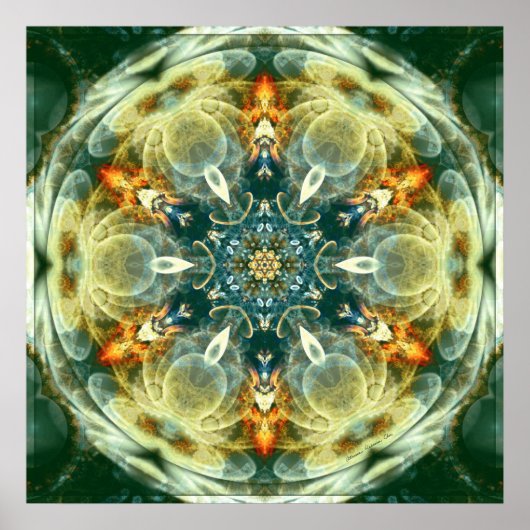 Mandalas des 6. Posters Poster (Vorne)