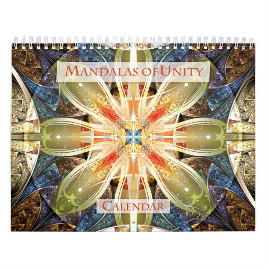 Mandalas des Einheitskalenders Kalender (Titelbild)
