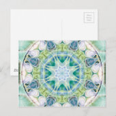 Mandalas des Herzens der Freiheit 12 Postkarte (Vorne/Hinten)