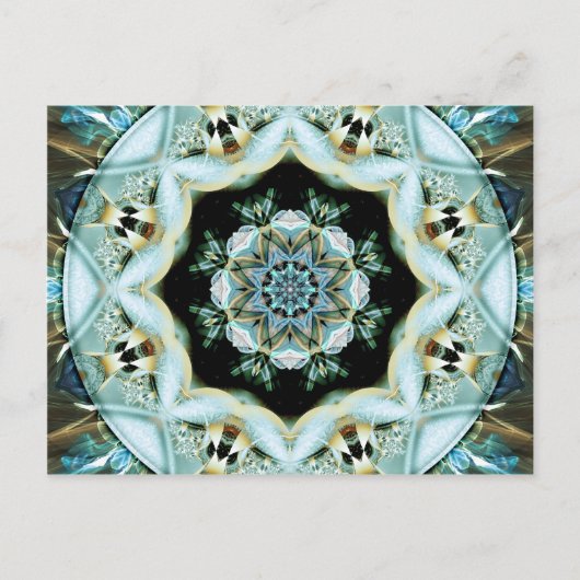 Mandalas des Herzens der Freiheit 21 Postkarte (Vorderseite)