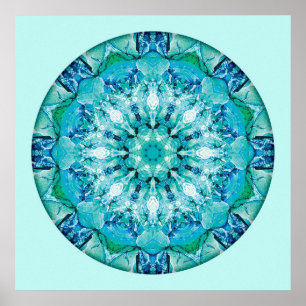 Mandalas des tiefen Vertrauens, Nr. 3 Poster