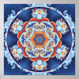 Mandalas des Verzeihens und gibt Plakat 6 frei