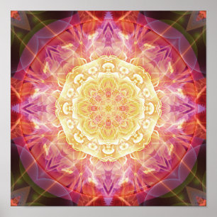 Mandalas des Verzeihens und gibt Plakat 9 frei