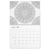 Mandalas färben Ihre eigene Personalisierte Farbe Kalender (Mär 2027)