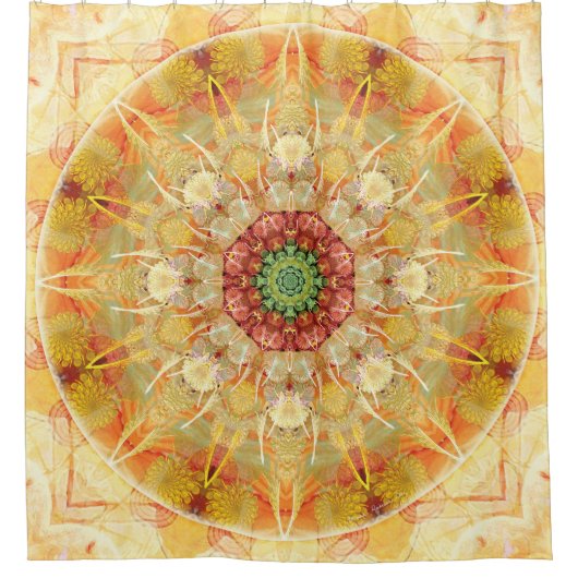 Mandalas für Zeiten des Duschvorhangs des Duschvorhang (Vorderseite)