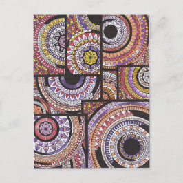 Mandalas GraphiZen Postkarte