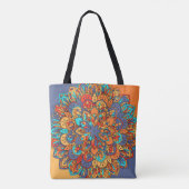 Mandalas im marokkanischen Stil Tasche (Rückseite)
